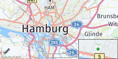 Google Map of Hamm-Mitte