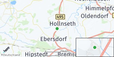 Google Map of Alfstedt bei Bremervörde