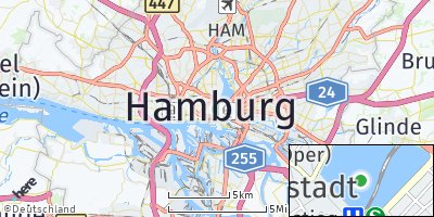 Google Map of Hamburg