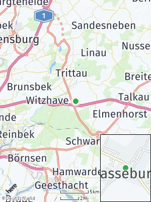 Here Map of Kasseburg bei Trittau