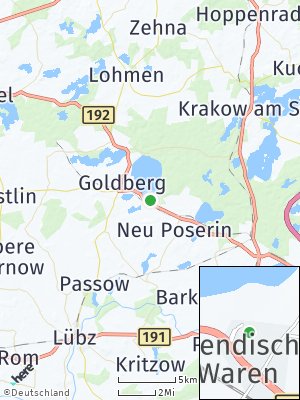 Here Map of Wendisch Waren