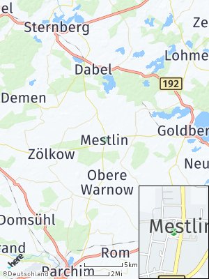 Here Map of Mestlin