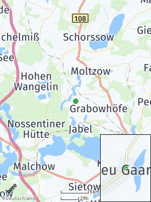 Here Map of Neu Gaarz bei Waren