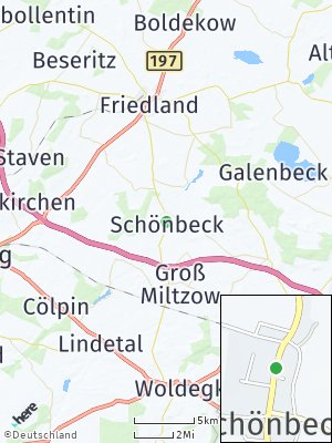 Here Map of Schönbeck