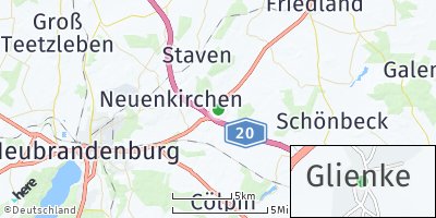 Google Map of Glienke