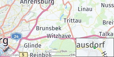 Google Map of Rausdorf