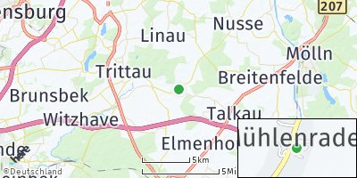 Google Map of Mühlenrade