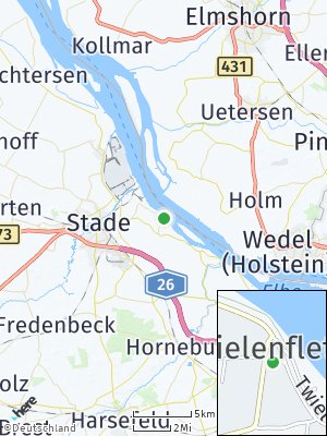 Here Map of Hollern-Twielenfleth