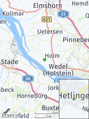 Here Map of Hetlingen