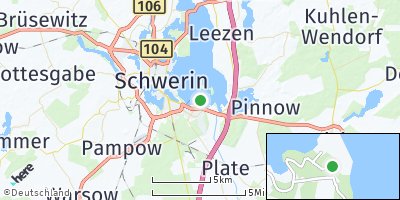 Google Map of Zippendorf
