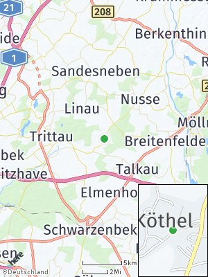 Here Map of Köthel