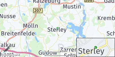 Google Map of Sterley