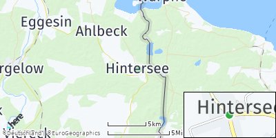 Google Map of Hintersee bei Ueckermünde