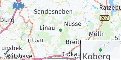 Google Map of Koberg