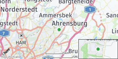 Google Map of Volksdorf