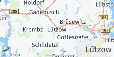 Google Map of Lützow