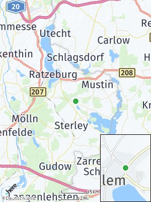 Here Map of Salem bei Ratzeburg