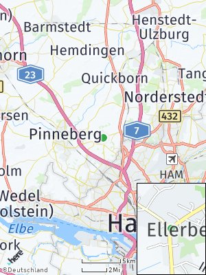 Here Map of Ellerbek