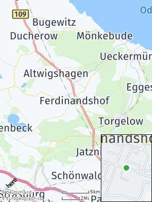Here Map of Ferdinandshof