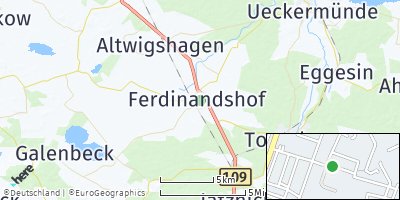 Google Map of Ferdinandshof