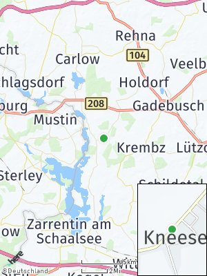 Here Map of Kneese bei Gadebusch