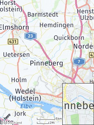 Here Map of Pinneberg