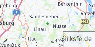 Google Map of Sirksfelde