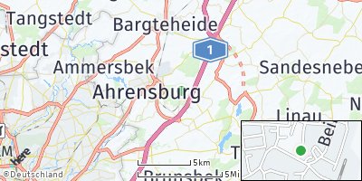 Google Map of Großhansdorf