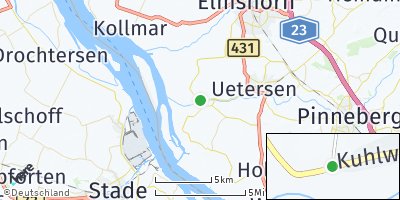 Google Map of Neuendeich bei Uetersen