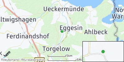 Google Map of Torgelow-Holländerei