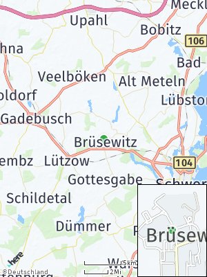Here Map of Brüsewitz