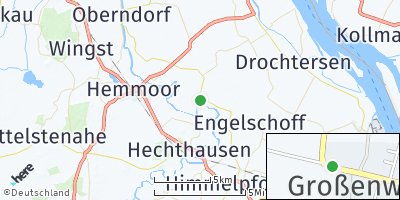 Google Map of Großenwörden