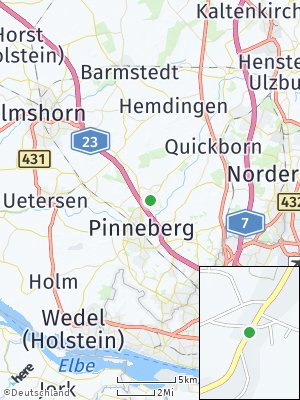 Here Map of Borstel-Hohenraden