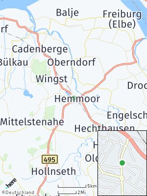 Here Map of Hemmoor