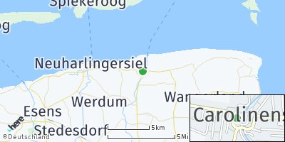 Google Map of Carolinensiel