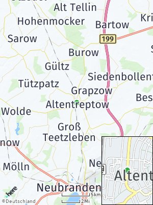 Here Map of Altentreptow