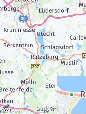 Here Map of Ratzeburg