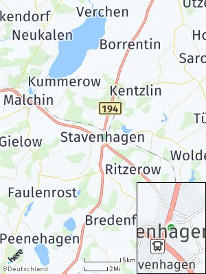 Here Map of Stavenhagen