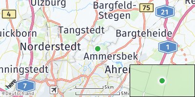 Google Map of Wohldorf-Ohlstedt