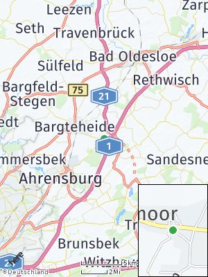 Here Map of Hammoor bei Ahrensburg