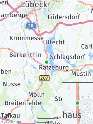 Here Map of Einhaus bei Ratzeburg