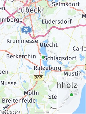 Here Map of Buchholz bei Ratzeburg