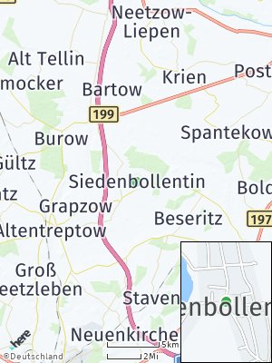 Here Map of Siedenbollentin