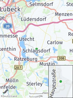 Here Map of Schlagsdorf bei Gadebusch