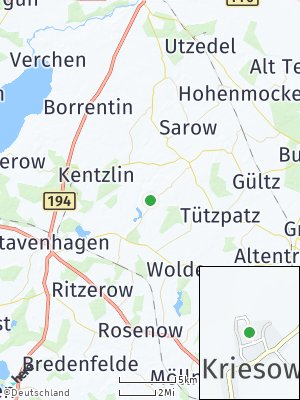 Here Map of Kriesow