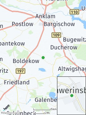 Here Map of Schwerinsburg