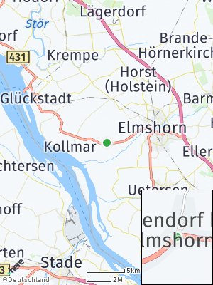 Here Map of Neuendorf bei Elmshorn