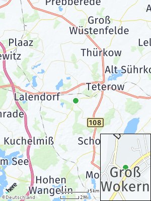 Here Map of Groß Wokern