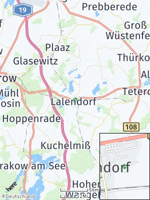 Here Map of Lalendorf