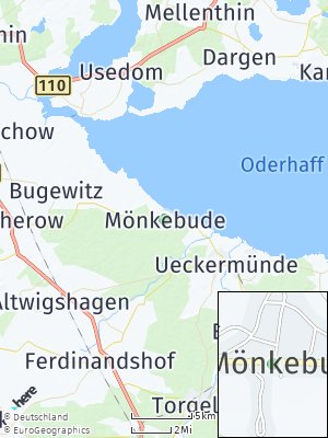 Here Map of Mönkebude